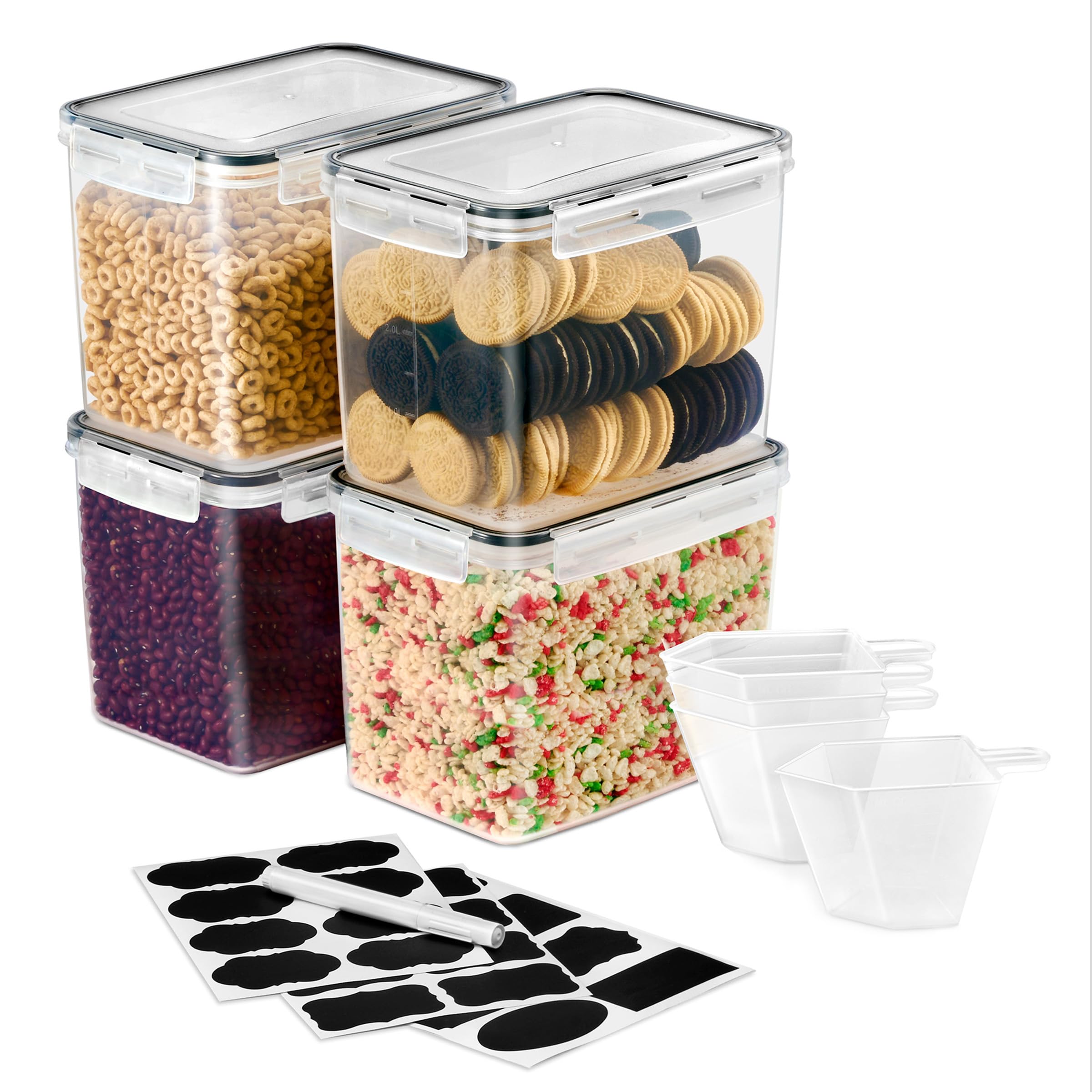 Amazon.com: Sorbus Food Storage Containers - Pack of 4 - Air Tight